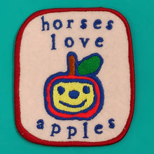 Load image into Gallery viewer, Patch Horses Love Apples
