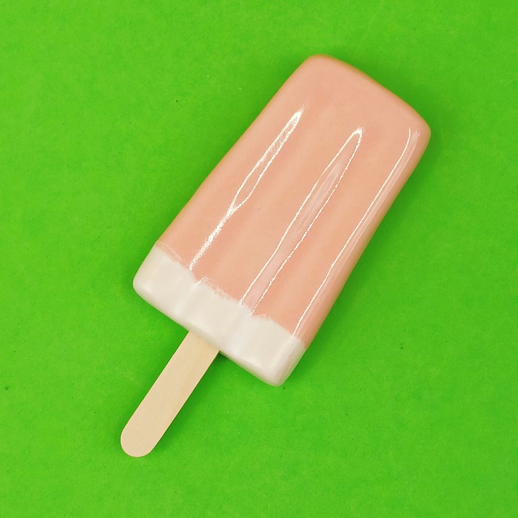 Popsicle shiny strawberry+vanilla